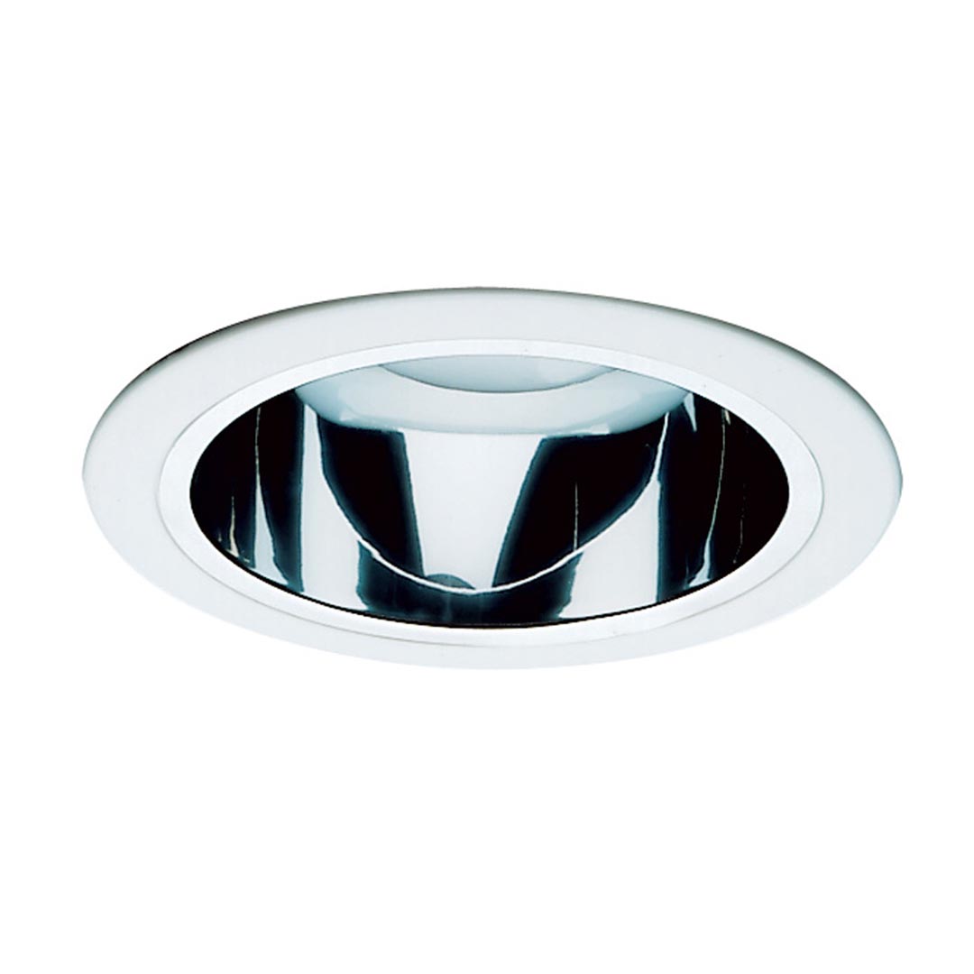 NICOR Lighting 6-Inch Cone Reflector Trim with White Trim Ring 17552A 