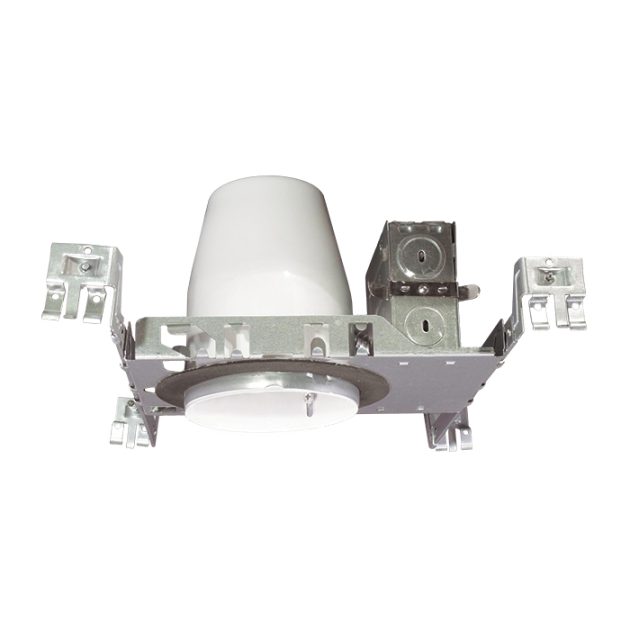 19024A18 NICOR Lighting 4-Inch IC Rated Fluorescent Airtight Recessed New Construction Housing 